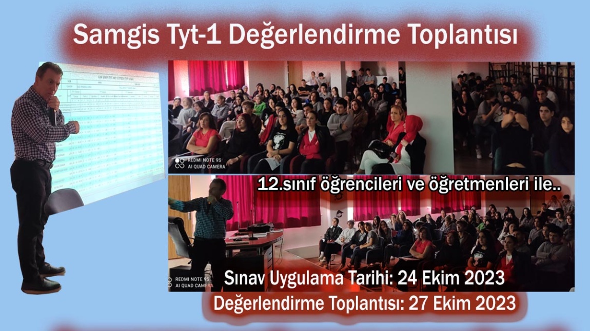 Samgis Tyt-1 Değerlendirme Toplantısı Yapıldı
